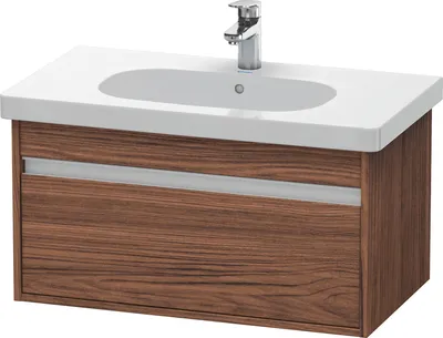 Produktbild von Waschtischunterbau KETHO 455x800x410mm nussbaum dunkel nussbaum dunkel