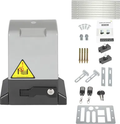 Obrázok produktu pre Clanmacy otvárač posuvnej brány otvárač brány 750W motor nastavený do 1600kg otvárač brány otvárač brány posuvná brána s diaľkovým ovládaním + kľúč
