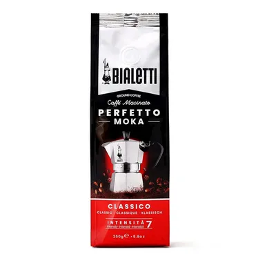 Obrázek produktu pro Bialetti Perfetto Moka Classico Gemahlener Kaffee 250 g