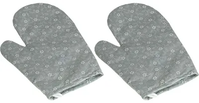 Obrázek produktu pro Kuchyňská chňapka - 2ks - 28x18 cm - Šedá,Bílá
