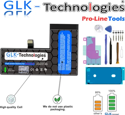Produktbild von GLK-Technologies  Akku für Original iPhone XS inkl. Werkzeug Accu Batterie Pro