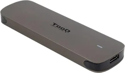 Produktbild von TooQ TQE-2202BR, SSD-Gehäuse, M.2, SATA, 5 Gbit/s, USB Anschluss, Braun