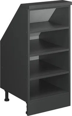 Produktbild von Dachschrägenschrank Vicco Rion Anthrazit 40 x 81.6 cm mit 4 Fächern, Model 57350