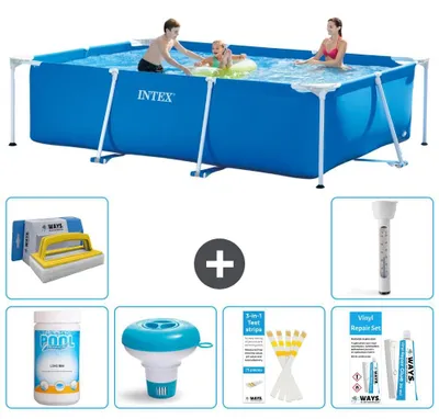 Produktbild von Rechteckiger Frame Pool - 300x200x75 cm - 7-teilig S21255