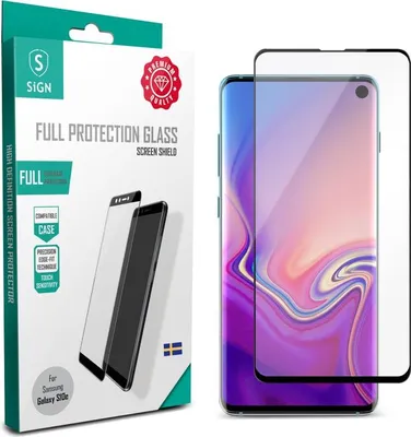 Produktbild von Full Cover Displayschutz aus gehärtetem Glas für Samsung Galaxy S10e