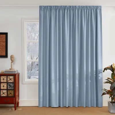Produktbild von Vorhänge Blickdicht Blau 260 x 300 cm Polyester