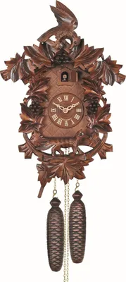 Image de Engstler - 938 - Coucou - Mouvement à chaîne 1 jour - Noyer - 46 cm