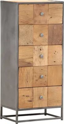 Obrázek produktu pro Komoda se zásuvkami 45 x 30 x 100 cm masivní recyklované dřevo