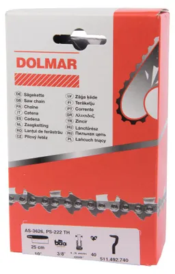 Obrázok produktu pre Dolmar 511492740 Extraguard reťazová píla 10"/25 cm 40 článkov 3/8" 1,3 mm