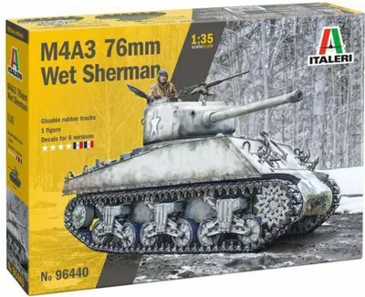 Immagine prodotto di Model Kit tank 96440 - Sherman M4A3 Wet (1:35)