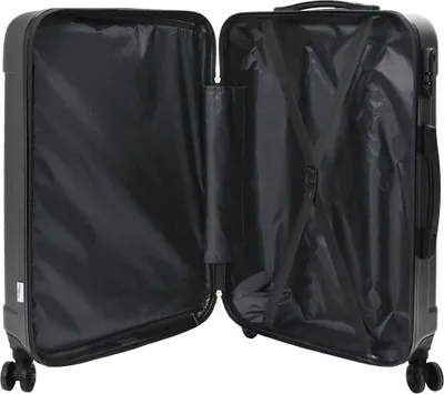 Image de vidaXL, valise, 3 pièces, gris foncé, 50 x 31 x 78 cm, plastique ABS