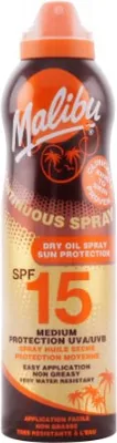 Produktbild von Malibu Lotion Spray Trockenöl Aerosol SPF15 175ml