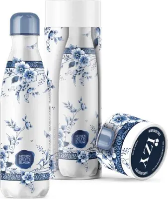 Produktbild von Thermoskanne 0.5L, Edelstahl, Steingut - IZY | Heinen Delft Blau