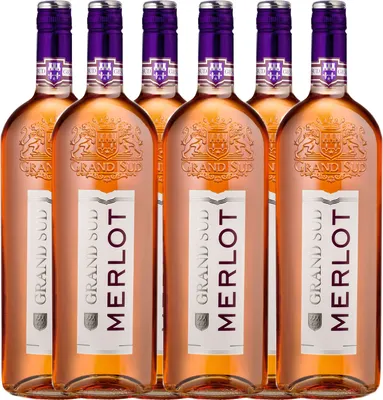 Produktbild von Grand Sud Merlot Rosé | 12 % vol | 6 x 1,0 l