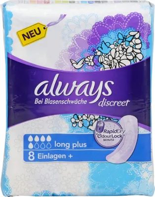 Produktbild von Always Discreet Long Plus, 8 Stück(e)