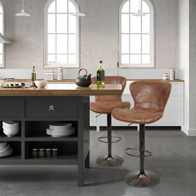 Immagine prodotto di Sgabelli da bar – Sedie da bar – Sgabelli alti – Sgabelli da cucina – Altezza seduta regolabile