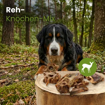Produktbild von Reh-Knochen-Mix 1kg