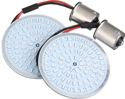 Produktbild von 2pcs hinten 1156 / Front 1157 LED Signale Motorrad Lamp Tail Lights Schalten Signal Bulbs - Rot 2