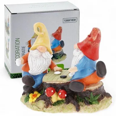 Obrázok produktu pre Odolné záhradné sošky – záhradná figúrka z polystónu – 13 x 10 x 6 cm – Veselá dekorácia do záhrady