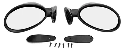 Produktbild von Universal-Seitentür-Rückspiegel Oldtimer 1 Paar Schwarz