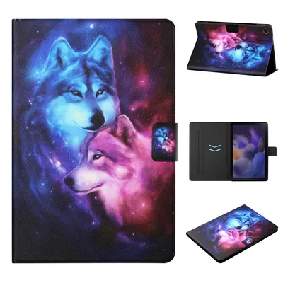 Produktbild von Für Samsung Galaxy Tab A9 Kunstleder Tablet Tasche Hülle Case Etuis Motiv 4