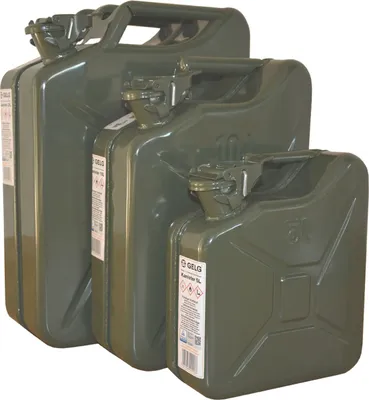 Produktbild von Benzinkanister Stahlblech 10 Liter oliv neu