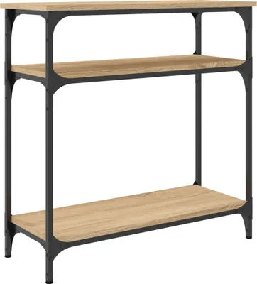 Produktbild von vidaXL Konsolentisch Sonoma-Eiche 75x29x75 cm Holzwerkstoff