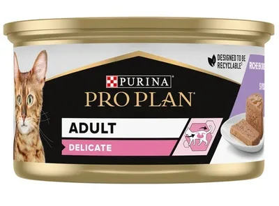 Produktbild von Purina Delicate, Adult, Truthahn, 85 g