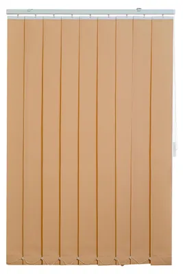 Vertikallamellenvorhang 150x150 cm, creme, 127 mm Lamellen
