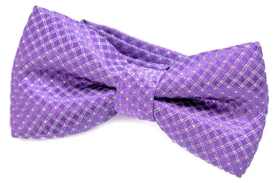 Immagine prodotto di DonDon: papillon elegante per bambini, da annodare e regolabile in lunghezza, 9 x 4,5 cm, color lilla lucido con puntini argentati
