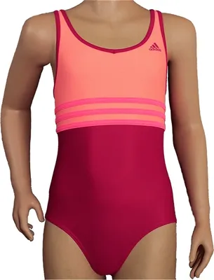 Produktbild von Adidas Youth Colorblock One-Piece 3 Stripes Badeanzug