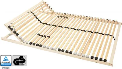 Produktbild von Coemo 7-Zonen Lattenrost ERGO K 140x200, zerlegt, Kopfteil verstellbar, 28 Leisten
