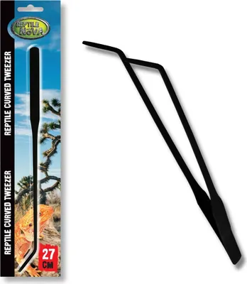 Immagine prodotto di Reptile Nova Pinzette curve per rettili - Pinzette curve 27 cm