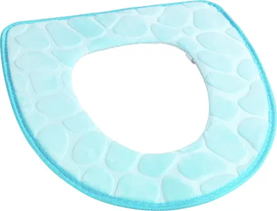 Produktbild von WC-Sitzpolster Memory Foam blau