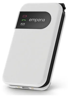 Produktbild von Emporia SIMPLICITYglam.4G, Klapphandy, Single SIM, 7,11 cm (2.8"), Bluetooth, 1300 mAh, Weiß