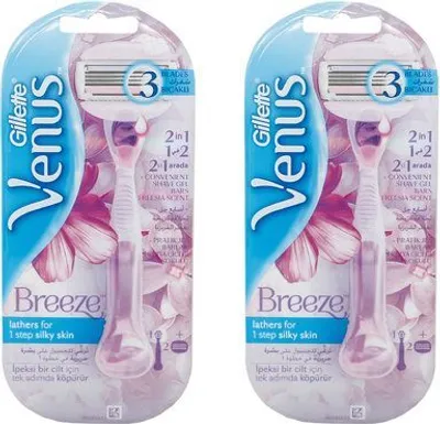 Produktbild von Gillette Venus Breeze 2 Rasierer 4 Klingen