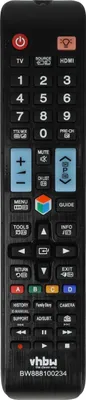 Produktbild von vhbw Fernbedienung kompatibel mit Samsung UE46F5500, UE46F5570, UE46F6320, UE42F5370, UE42F5500, UE42F5570 Fernseher, TV - Ersatzfernbedienung
