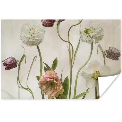 Produktbild von MuchoWow® Poster Blumen - Frühling - Garten - Stilleben 60x40 cm - Schlafzimmerdekoration