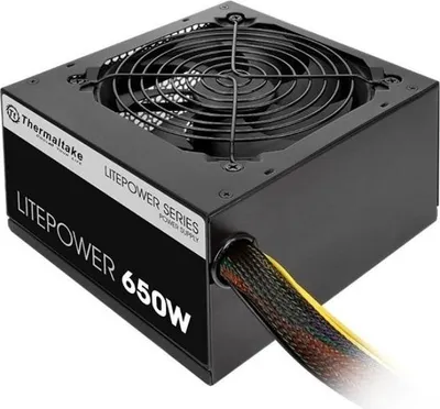 Zdjęcie produktu dla Thermaltake Litepower, 650 W, 230 V, 9 A, Aktywne, 110 W, 576 W