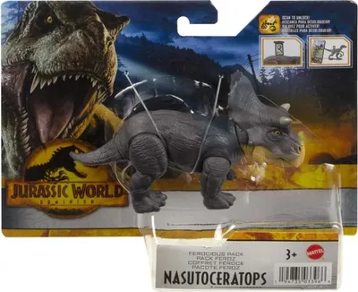 Zdjęcie produktu dla Mattel Jurassic World Dino Nasutoceratops 10cm