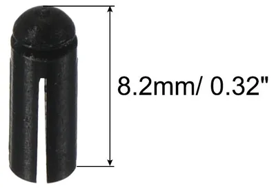 Produktbild von PATIKIL 9 Stš¹ck Aluminium Dart Flights Protector Dartflug Schutz Dart Zubeh?r fš¹r Professioneller Dartpfeile, Schwarz