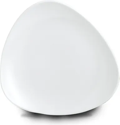 Produktbild von Churchill Super Vitrified Vellum Dreiecksteller, 26,5 cm, 12 Stück, Weiß