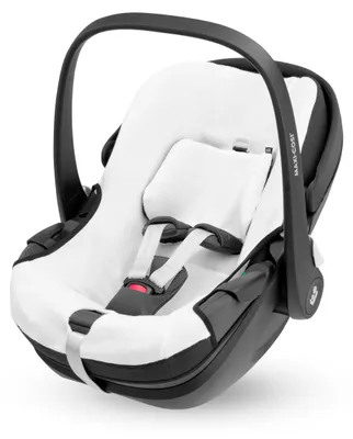 Immagine prodotto di Copertura estiva in Cotonelogico Maxi-Cosi per il seggiolino Pebble 360, rivestimento per seggiolino auto per bambini, materiale traspirante e assorbente, colore bianco naturale