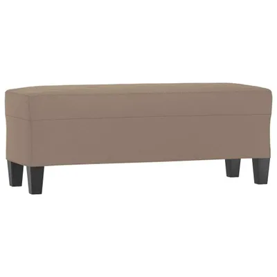 Obrázek produktu pro Lavice taupe 100 x 35 x 41 cm tkanina z mikrovlákna