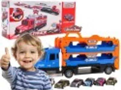 Produktbild von 2-in-1 Launcher Truck + Zubehör Blau