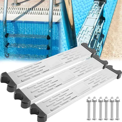 Productafbeelding van Set van 3 Antislip Stappen voor Zwembadladder