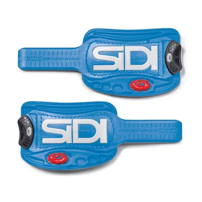 Zdjęcie produktu dla Sidi Verschluss - system zamykania cholewki Soft Instep, kolor niebieski/czarny - zapewnia komfortowy sposób regulacji cholewki...