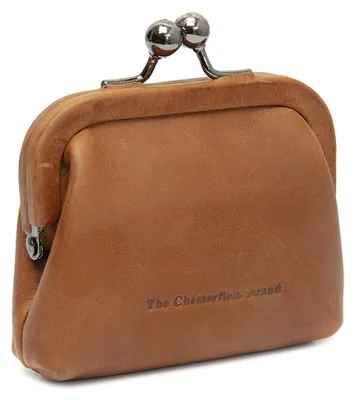 Image de The Chesterfield Brand porte-monnaie Calvia Leather Wallet Cognac brun