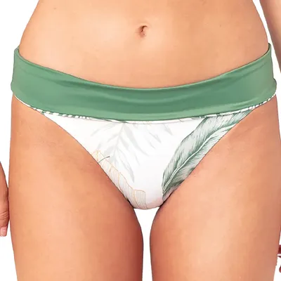 Rip Curl Bikinihose COASTAL PALMS ROLLUP GOOD - white