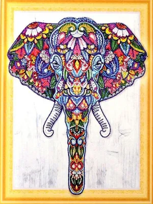 Obrázok produktu pre Diamantový obrázok 7D - Slon 30x40cm